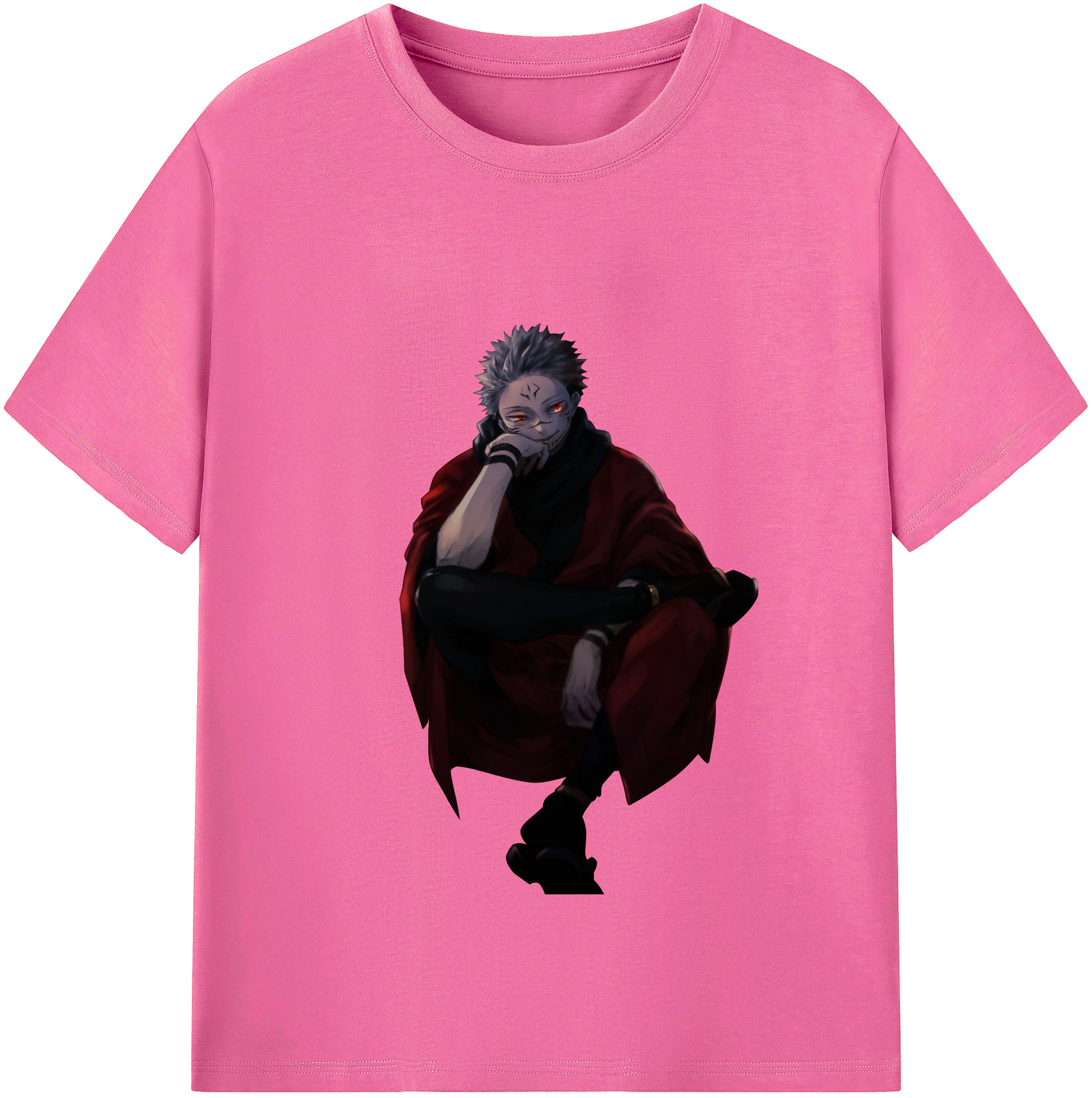 （画像用） 呪術廻戦 Jujutsu Kaisen レディースカジュアルプリントTシャツ（綿100％）